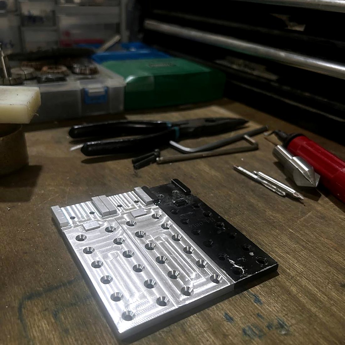 Placa porta-moldes